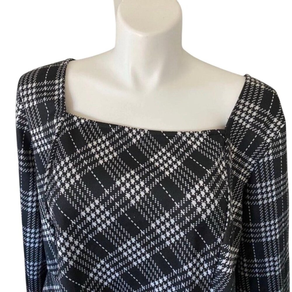 NY Collection Asymmetrical Hem Top Size 3X New - Picture 3 of 8